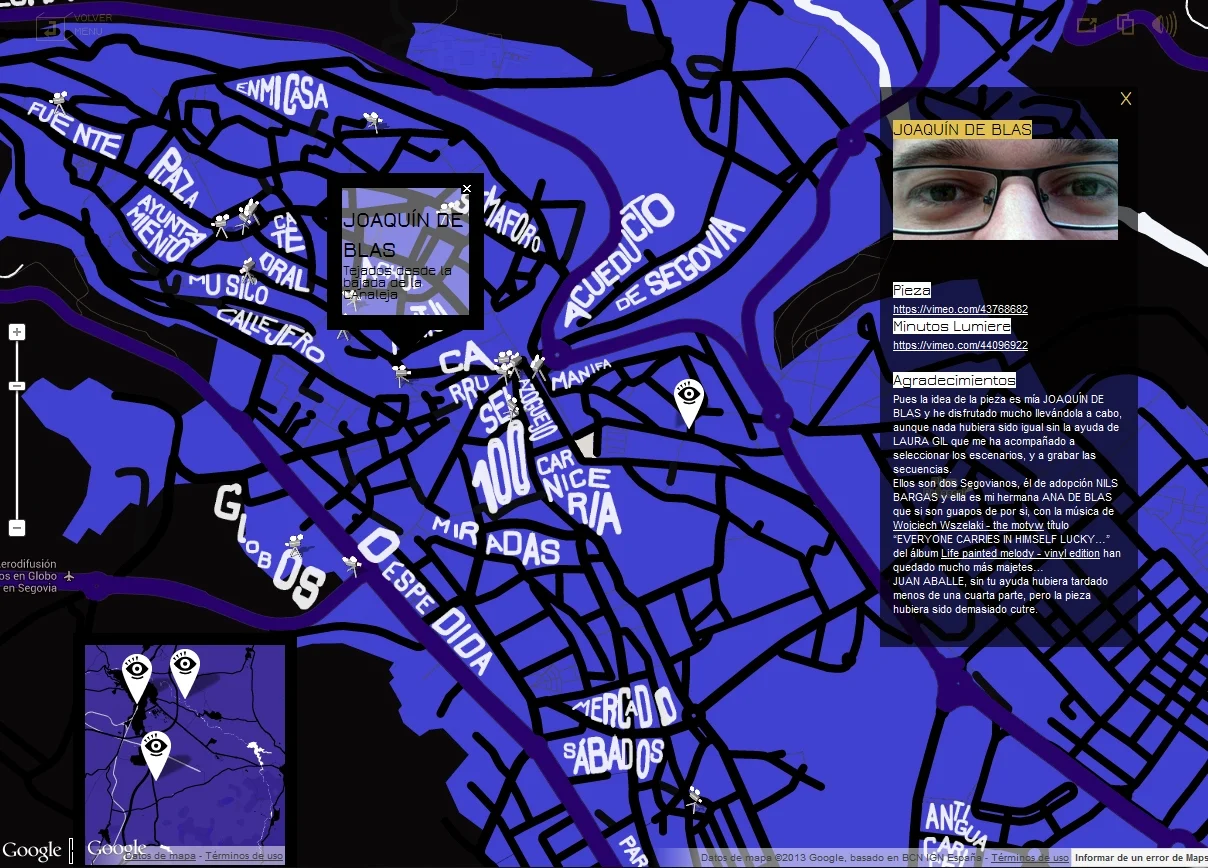 website Proyecto 100 miradas,